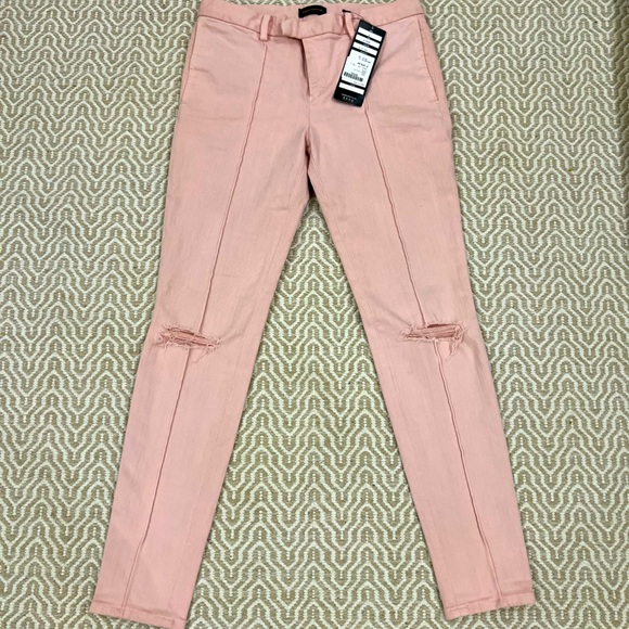 Undercover Pants - Undercover Distressed straight-leg cotton pants